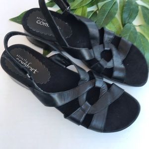 Strictly Comfort Leather Sandal Like New!